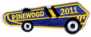 Pinewood 2011 Blue w/Iron-On Backing