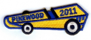 Pinewood 2011 Yellow w/Iron-On Backing