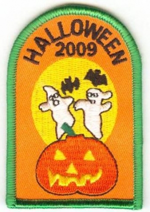 Green Halloween 2009 Ghosts/Bats