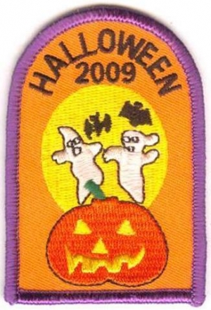 Purple Halloween 2009 Ghosts/Bats