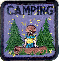 Girl Camping