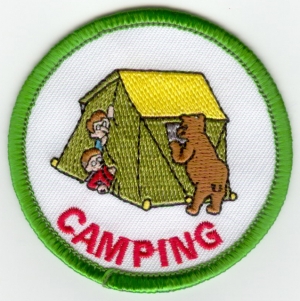 Camping Bear/Tent