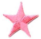 Dark Pink Star Iron-on