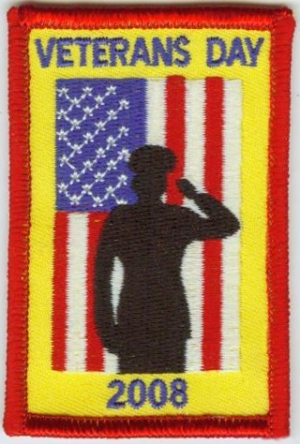 Veterans Day 2008(Final Production Run of this Patch,Limited Quantities)
