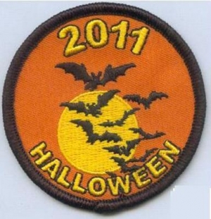 Halloween 2011 Orange/Bats/Moon