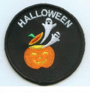 Halloween Ghosts/Pumpkin (Iron-On)