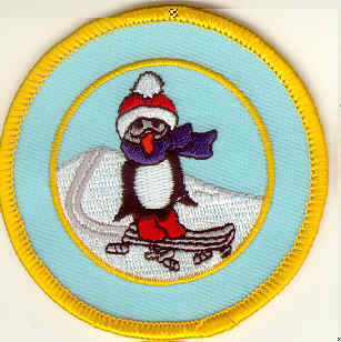 Penguin on Ski