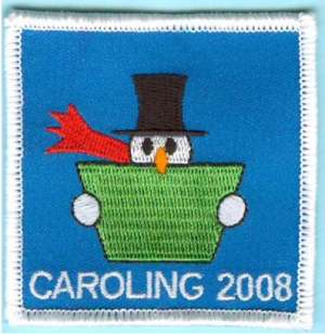 Caroling Snowman 2008.