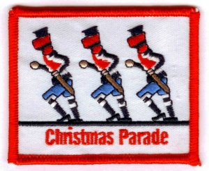 Christmas Parade-Red Border